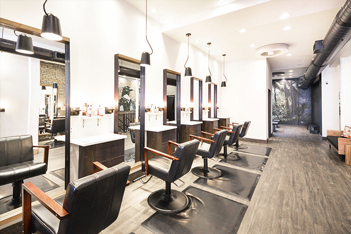 Fox and Jane Brooklyn Salon working area Working area of salon