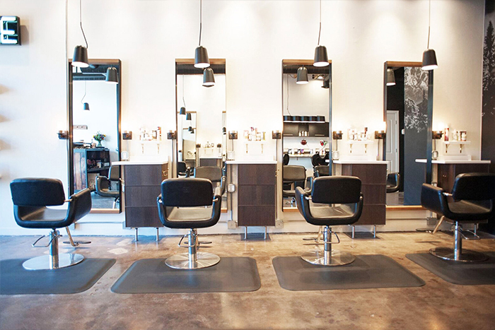 Fox and Jane Colorado Springs salon working area Working area of salon