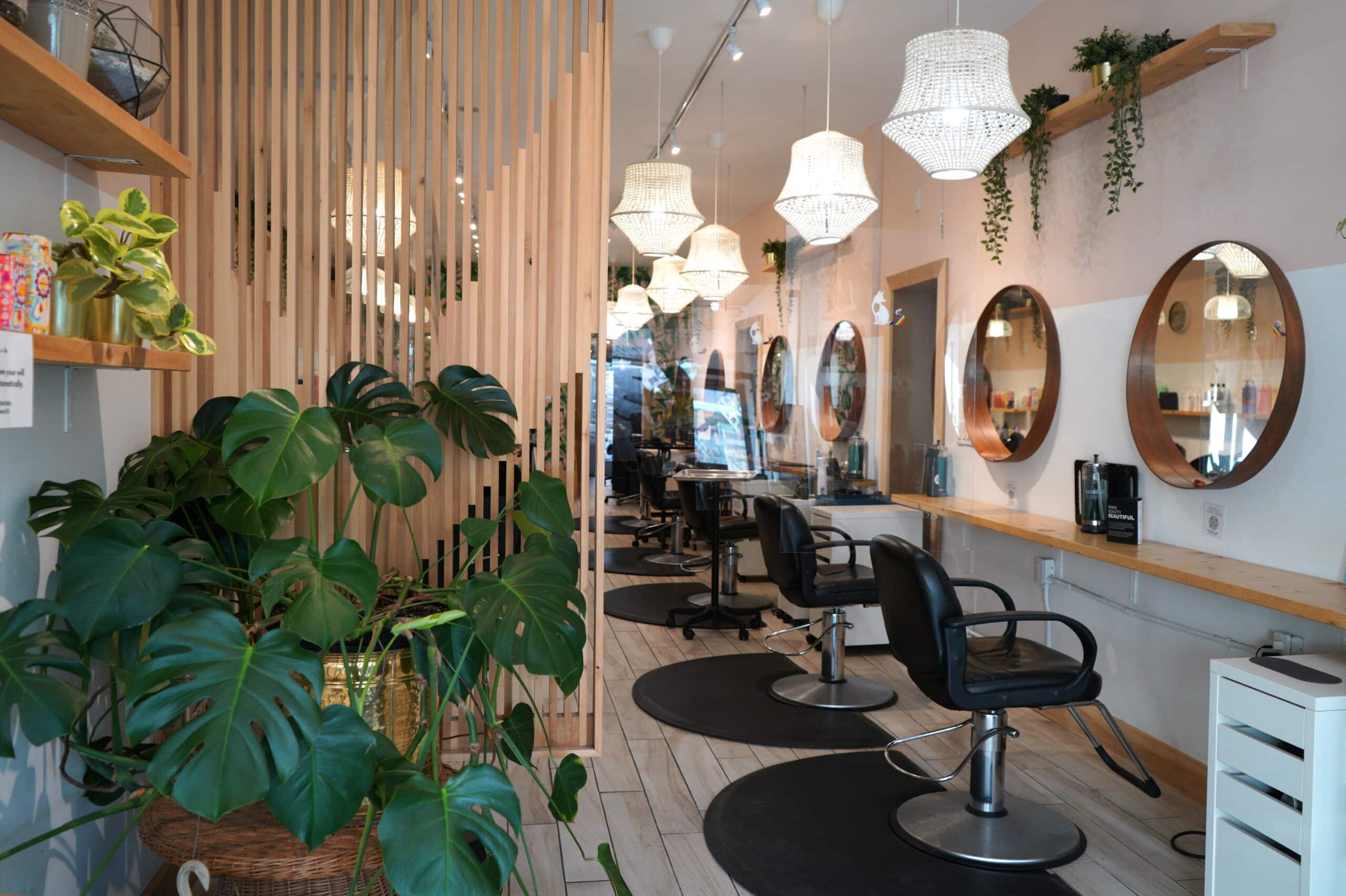 Fox and Jane Toronto Salon inside photo Inside area of salon
